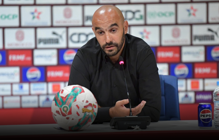الركراكي يُعلن عن قائمة المنتخب لوديتين تونس والبنين الركراكي، خلال ندوة صحفية ضمن إقصائيات كأس إفريقيا للأمم المغرب 2025
