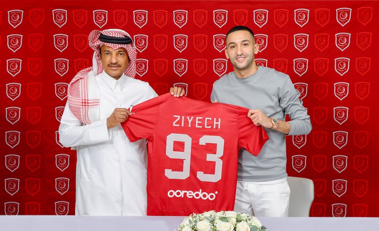 حكيم زياش ينتقل رسميا للدوري القطري