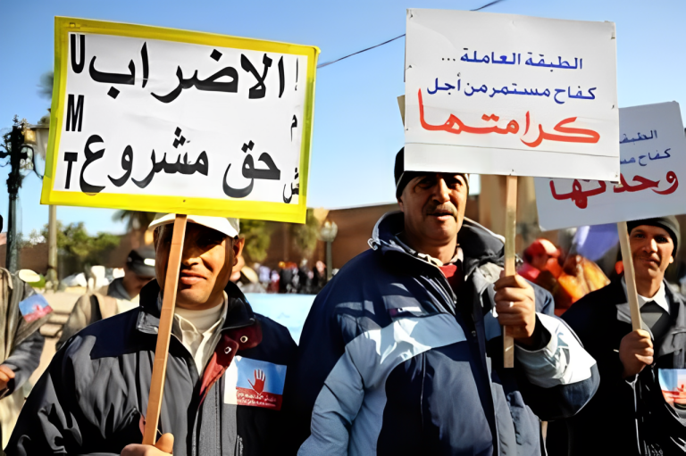 فريق الـumt بمجلس المستشارين يطالب المنصوري بتعليق العمل بقانون الإضراب