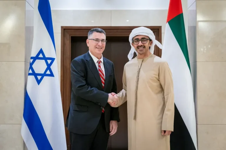 الإمارات تستقبل وزير الخارجية الإسرائيلي
