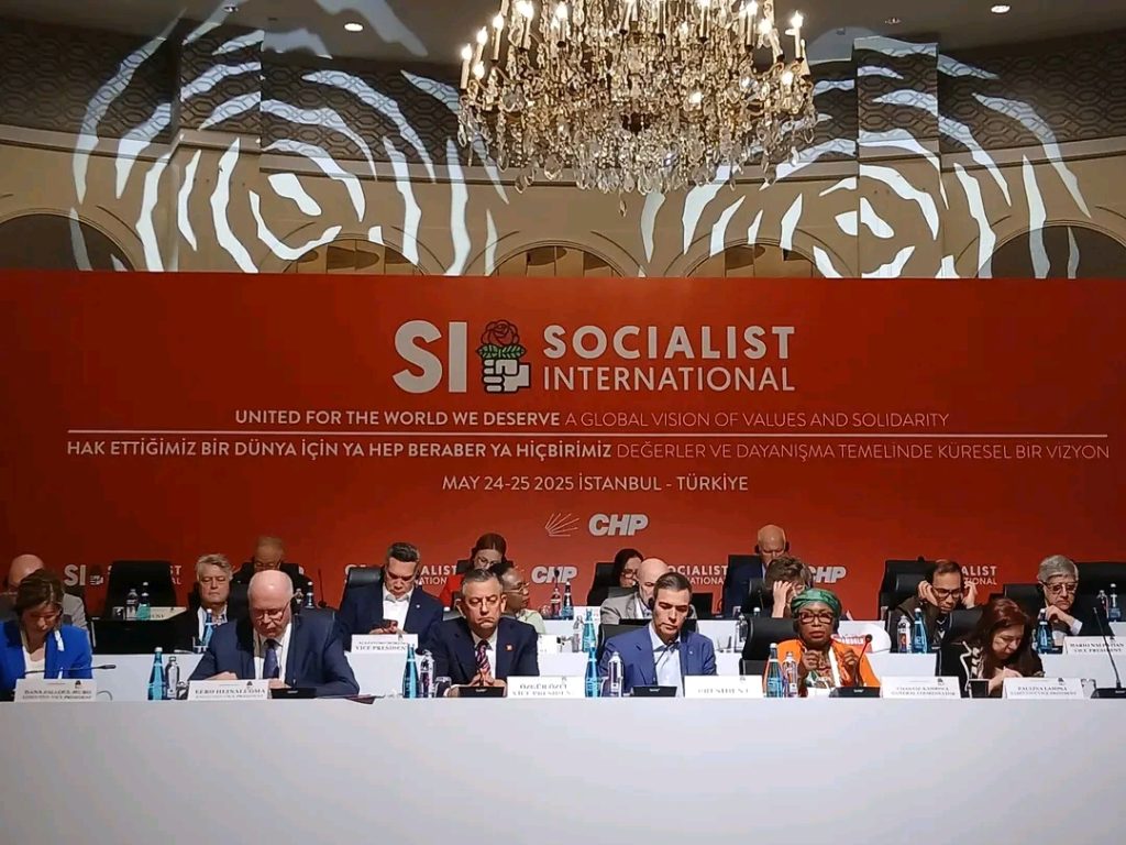 صورة من اجتماع مجلس الأممية الاشتراكية