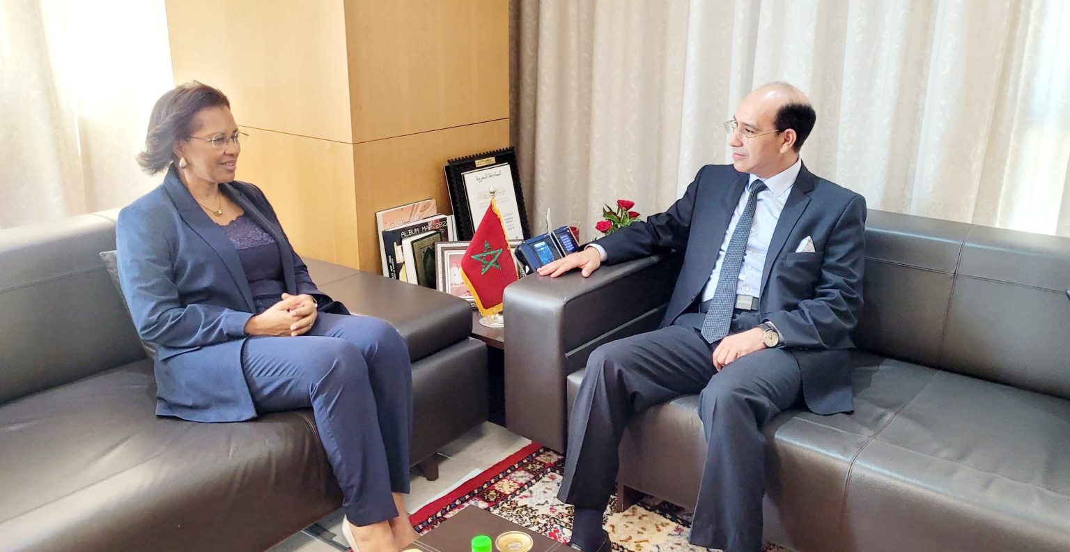رئيس النيابة العامة يبحث التعاون القضائي مع وزيرة العدل بجمهورية الرأس الأخضر