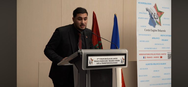 أيمن بن جاع يمثل شباب المغرب والمتوسط في لقاء دولي بجورجيا
