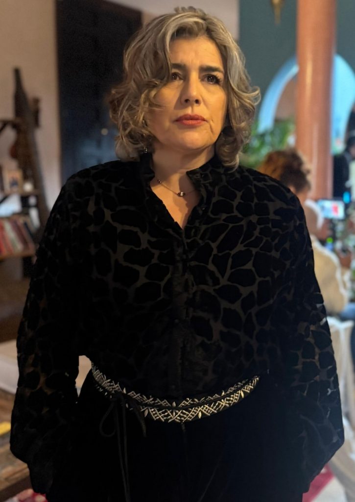 نورة الصقلي بشخصية الغالية في مسلسل راس الجبل