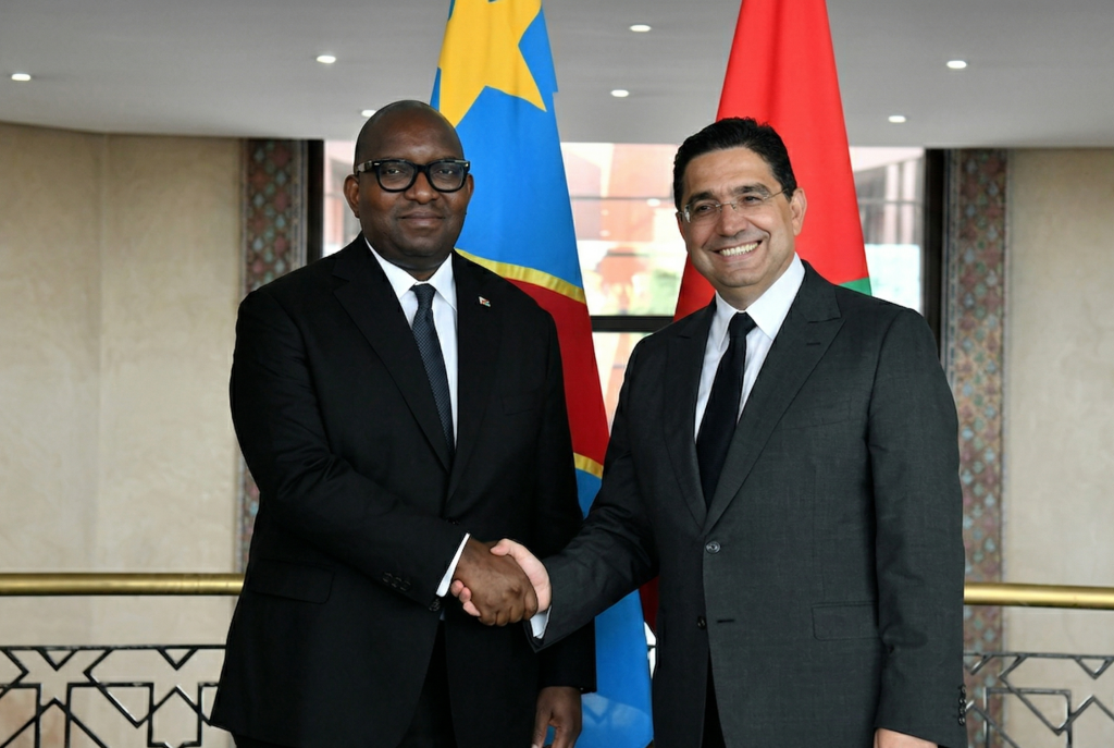 وزير خارجية المغرب ووزير خارجية الكونعو الديمقراطية